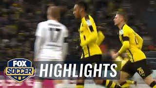 Aubameyang fires in the equalizer for BVB vs. Gladbach | 2016-17 Bundesliga Highlights