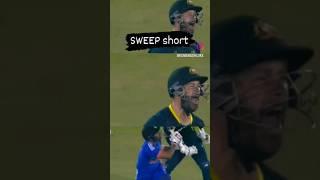 JATISH sharma hit sweep short