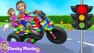 Let's ride a bike |Traffic Safety Song | Cheeky Monkey - Nursery Rhymes & Kids Songs