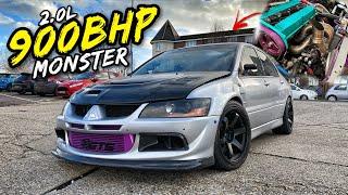 THIS *900BHP 2.0L* MITSUBISHI EVO 8 IS PSYCHOTIC ON BOOST!! ￼