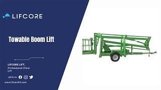 35 ft Chinese manufacturer towable boom lift for sale