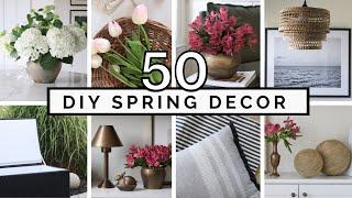 50 SPRING AND SUMMER HOME DECOR DIYS