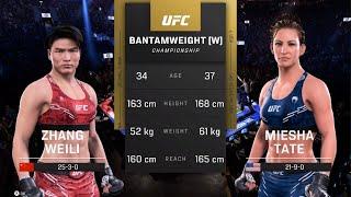 UFC 5 Fight: Zhang Weili vs Miesha Tate – Ultimate Showdown!