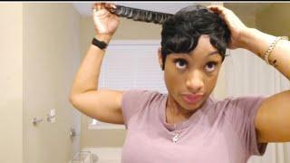 27 Piece Quick Weave Install On Myself:Part 2 The Process