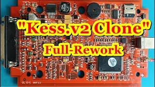 Rework Kess .v2 How to repair this PCB poor quality clone to work normally!!!