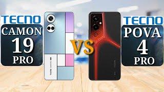 Tecno Camon 19 Pro vs Tecno Pova 4 Pro  | Full Comparison