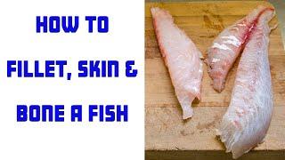 How to fillet, skin and bone fish like snapper, trevally, kahawai, kingfish, tuna