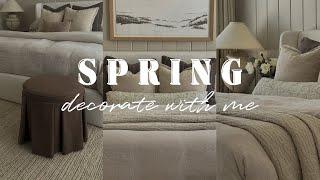 Spring Decorate With Me | Bedroom Spring Decorating Ideas 2024 ft Quince bedding