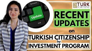 PROPERTY TURKEY: Updates | Turkey Citizenship by InvestmentChanges on Selling the Invested Property