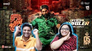 Pushpa 2 The Rule Trailer (Telugu) Reaction | Allu Arjun, Sukumar, Fahadh | Pushpa 2 Trailer Review