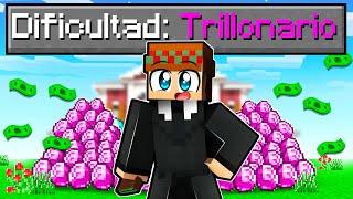 ¡Minecraft PERO en DIFICULTAD TRILLONARIO!  SILVIOGAMER MINECRAFT PERO