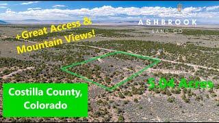 ***SOLD*** 5.04 Acres in the Mountains With Great Access | Costilla County, CO