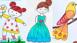 How to Draw Easy | Beginner Drawing Tricks | Cute Drawings Simple | Craftmerint #easydrawing