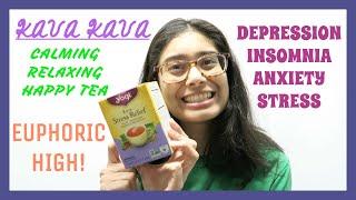 EUPHORIC EFFECT WITH KAVA KAVA TEA! (STRESS, DEPRESSION, ANXIETY, INSOMNIA & MORE) | Karina Melissa