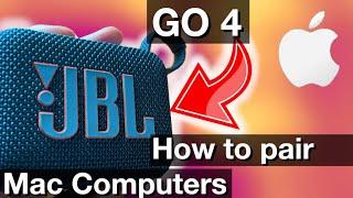 Pairing JBL GO4 to MacBook Computer (How to instructions)