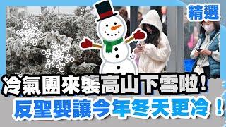 最強冷氣團來襲全台急凍！合歡山.玉山下雪遊客瘋追雪️專家：反聖嬰讓今年冬天更冷！【優選話選】