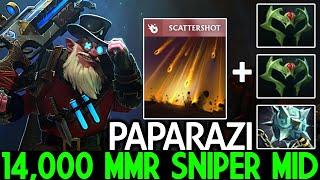 PAPARAZI [Sniper] 14K MMR Sniper Mid No Mercy 22 Kills Dota 2