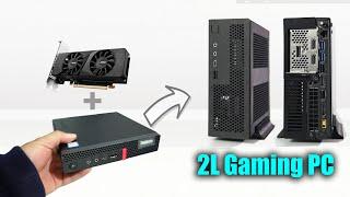 The smallest 2L Lenovo Tiny PC + Desktop GPU 3D Printing Case Update