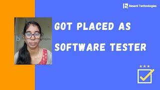 Besant Technologies BTM Placement Review | Mounika  Got Placed | Best Software Testing Course BTM