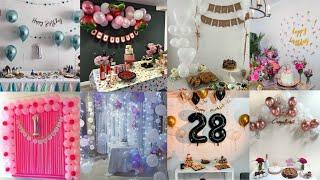 Simple & Beautiful Birthday Decoration ideas at home/Easy Birthday Decor/Birthday Decoration #decor