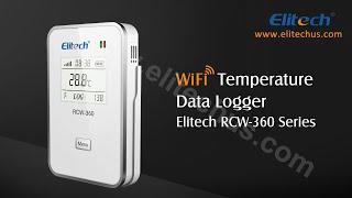 Elitech RCW-360 Wireless Temperature and Humidity Data Logger