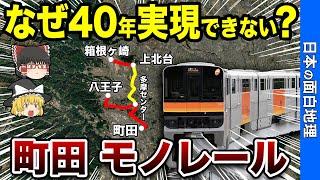 【40年越しの謎】なぜ町田モノレールが未だに実現しないのか？【おもしろ地理】