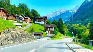 Driving In Switzerland ! On the way to Canton Uri _ Spectacular Swiss View