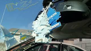 Summer Linen Little Tree Air Freshener in Colorado Junkyard Car, 2018