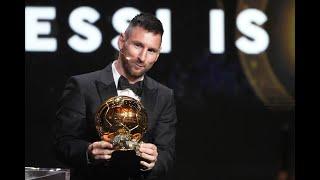 Messi 8vo Balón de Oro Discurso completo, mención a Maradona + video homenaje