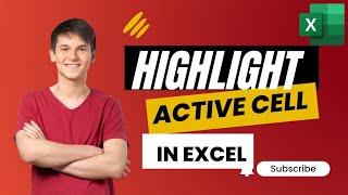 Highlight The Active Cell With Your Cursor In Excel #excel