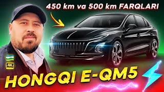 HONGQI E-QM5 450 km va 500 km shunaqa farqlari haqida bilarmidiz?