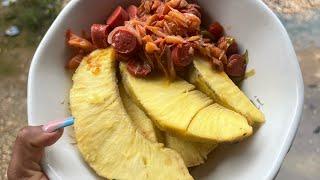 Island Vibes: Roast Breadfruit & Saltfish Link Up with Friends & More ……….