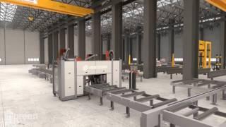 3D ANIMATION | Flythrough of a Steel factory