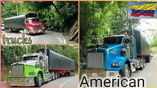 American trucks in Colombia one love to all truckers keep trucking #americantrucks