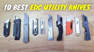 10 EDC Utility Knives Compared (GERBER vs WORKPRO vs OUTDOOR EDGE vs EXCEED DESIGNS vs AEROCRAFTED)