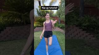 wanna KIPUP like a NINJA?? #tutorial #gymnast #cheerleader #flip #parkour #skill #tumbling #howto