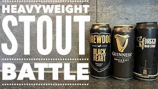 Guinness Draught Stout Vs Forged Irish Stout Vs Brewdog Black Heart Draught Stout