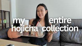 MY ENTIRE HOJICHA COLLECTION - my current hojicha powders