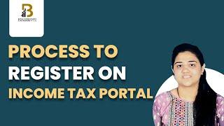 Process to register on income tax portal