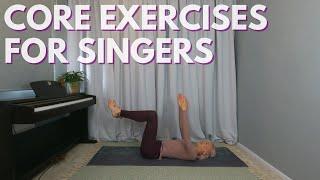 Beginner Core Exercises for Singers | Build a flexible core with this neck friendly practice! 