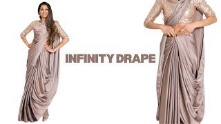 Infinity Drape | laxmi saree draping | Different Style of Saree | Tia Bhuva