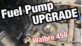 Installing a Walbro 450 in a Turbo 8.1 Silverado