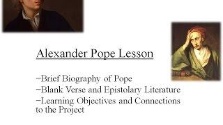 Alexander Pope Lesson