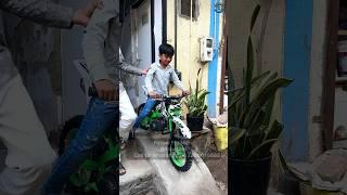 Amazing First 49cc Dirt Bike For Kids | 2 Stroke Engine Bike Petrol Wali #shorts #happycustomer