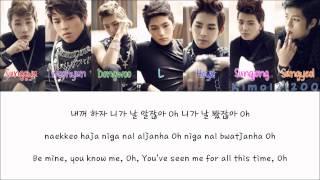 Infinite - Be Mine (내꺼 하자) [Hangul/Romanization/English] Color & Picture Coded HD