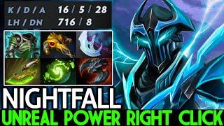 NIGHTFALL [Razor] Unreal Power Right Click Build Raid Boss Dota 2