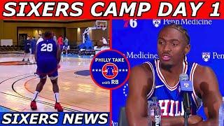 Guerschon Yabusele EMERGES! | Tyrese Maxey Is TAKING OVER! | Sixers Training Camp Day 1