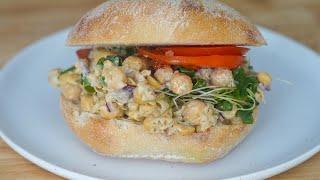 How to Make Smashed Chickpea Salad Sandwiches | Vegan Recipe | Carleigh Bodrug