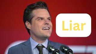 Donald Trump's SICK S-Trafficker Matt Gaetz resigns from congress to stop Ethics Investigation!