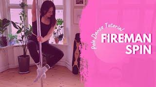 Fireman Spin Tutorial - Easy Beginner Pole Dancing Move | How to Pole Dance